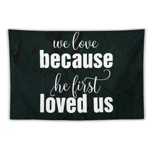 Tapiz de pared con frase inspiradora sobre el amor para la decoración del hogar
