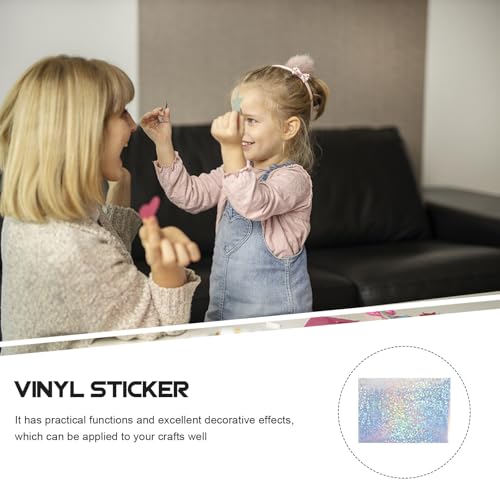 Pegatinas de vinilo holográfico para decoración DIY y personalización de manualidades 3