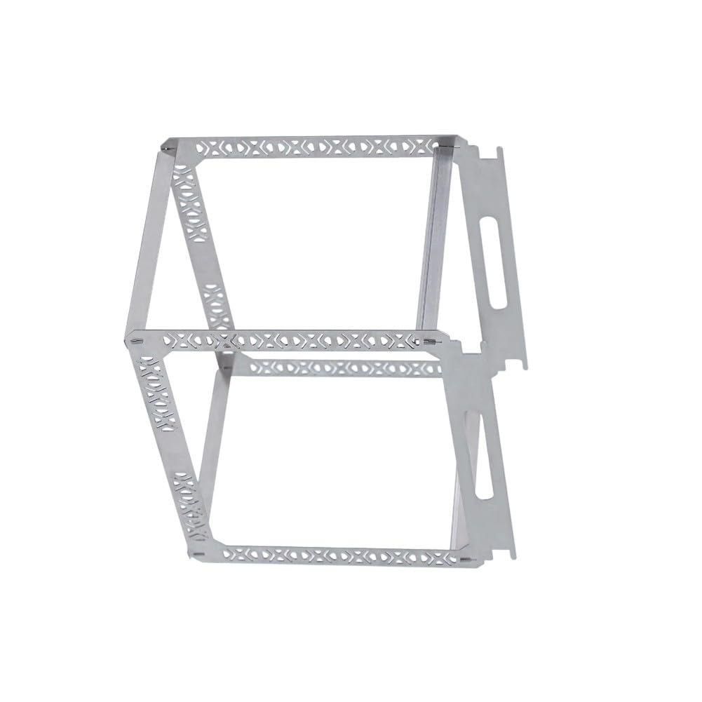 Cestello di drenaggio in acciaio inox da appendere per tavolo IGT, mensola rimovibile da cucina per campeggio, grigio, 40 x 25 x 36 cm