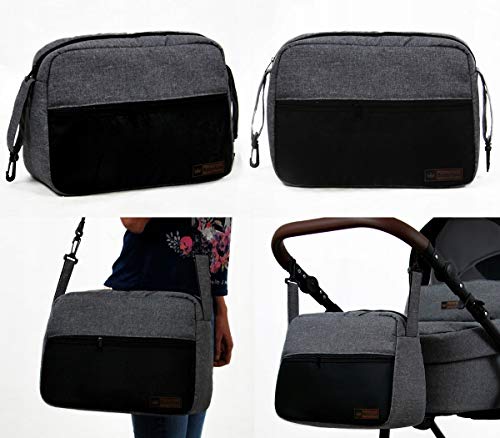 Kinderwagen 3in1 2in1 Set Isofix Buggy Autostoeltje Maximum by SaintBaby Light Pink 3in1 met autostoeltje - Afbeelding 7