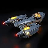 Solo Kit LED: Esto está especialmente diseñado para LEGO 75286 (Technic Star Wars General Grievous Starfighter). Con este kit de luz, puede iluminar su modelo de edificio, hacer que se vea hermosa. Tenga en cuenta que solo se establece la luz LED. El conjunto LEGO no está incluido.
