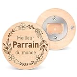 Geschenk zum Vatertag, Geschenk für Paten, runder Flaschenöffner, Geschenk für Paten, Geschenk für Paten, Weihnachtspaten