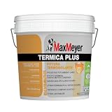 MAXMEYER Termica Plus, Pittura Termica Anticondensa per Interni, Azione Antimuffa Certificata, Bianco, 12 Litri