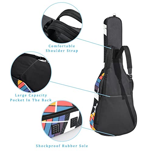 Housse de transport étanche pour guitare avec bandoulière réglable Motif Follow Your Heart, Multicolore 09, 42.9×16.9×4… - Les Beatles, Paul McCartney, John Lennon, RIngo Starr, George Harrison Housse de transport étanche pour guitare avec bandoulière réglable Motif Follow Your Heart, Multicolore 09, 42.9x16.9x4… – Image 4