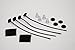 Universal Fan Straps Kit Zip Tie Cable Mounting Kit Radiator Oil Cooler Kit Straps Trans Cooler