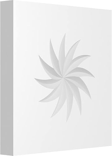 Vista 57 de Ekena Millwork ROSP030X030X075SDG12 Roseta espiral estándar Sedgwick con borde cuadrado, 3 pulgadas de ancho x 3 pulgadas de alto x 3/4 pulgadas