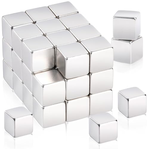 MIN CI 40 Stück Magnet für Magnettafel, 10x10x10mm Magnete Stark, Magnet Klein, Neodym Magneten, Mini Magnets, Kühlschrankmagnete, Whiteboards Magnets