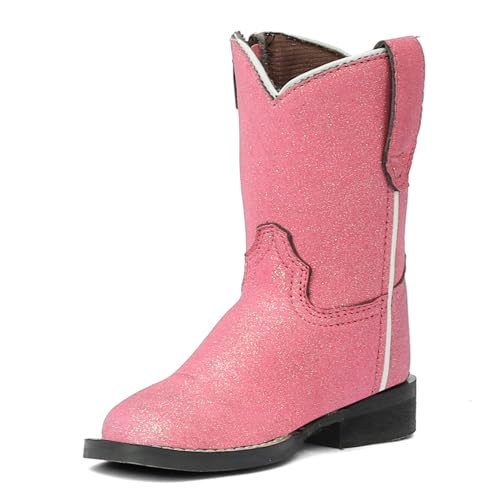 TuffRider Toddler Pink Glitter Western Boot4