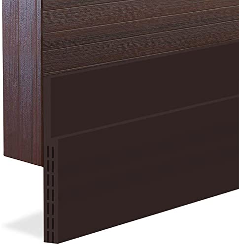 Image of [New Upgrade] Huge Gap Door Draft Stopper, 3.4 inch W Widened Door Sweep Seal Gap Up to 1.8 inch for Interior & Exterior Doors - Keeping Draft, Noise, Dust and Unwanted Animals Out,3.4 inch W x 39 inch L,Brown