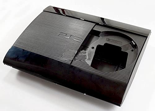 Replacement Full Housing Shell Case Cover with Screw Kit for PS3 Super Slim 4000 4012 4201 CECH-4001 Console Black