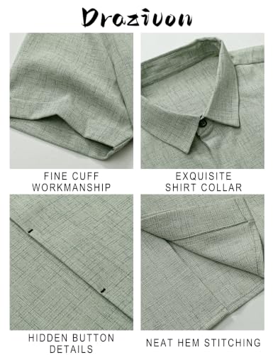 Men's Linen Short Sleeve Button Down - image 3