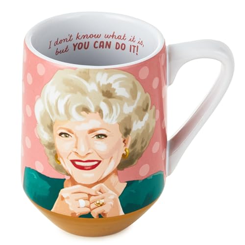 Taza The Golden Girls Hallmark 15 oz Rosa miniatura 5