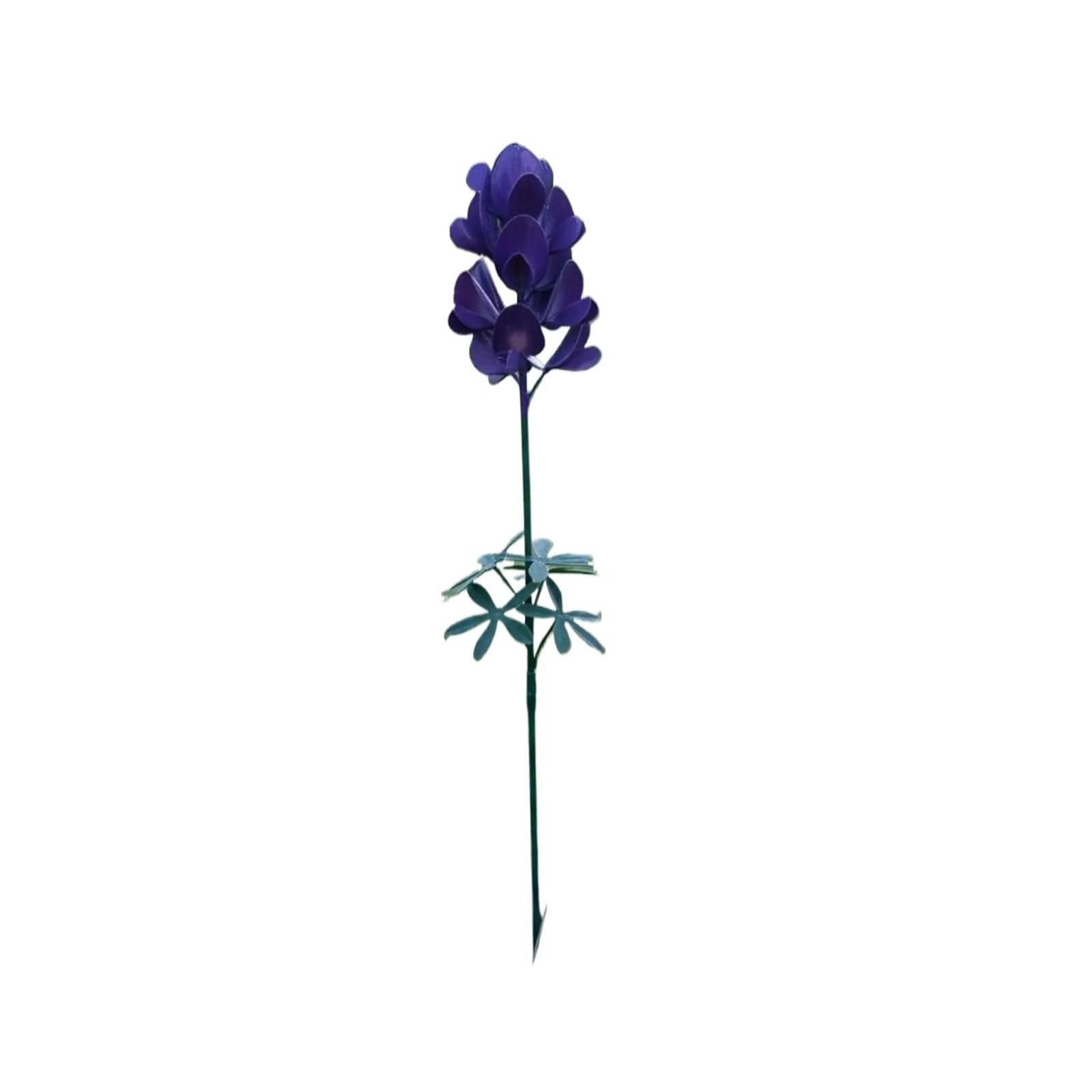 YONMLEDO Metal Flower Stakes 3pcs Flower Garden Stake Weather Resistant Flower Yard Art Lawn Decoration For Patio