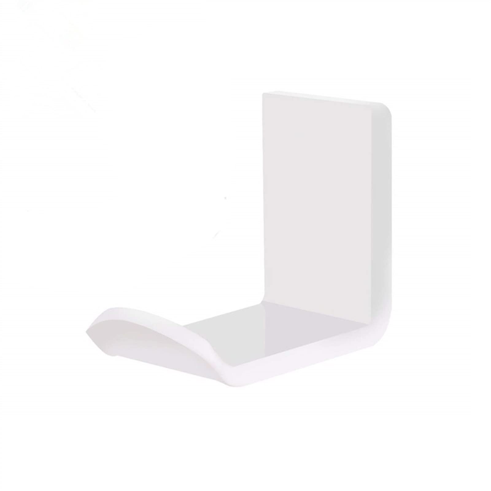 shangguanyun456 Headphone Stand Headphone Stand, Earphone Clamp Sticky Headset Hanger - Adhesive Holder Hook Mount, Clip Under Desk(White)