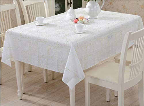 Nappe ronde en plastique MU pour table de salon et hôtellerie
