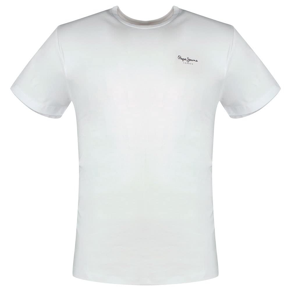 Pepe Jeans Bianco Cotton Men's T-Shirt - XL