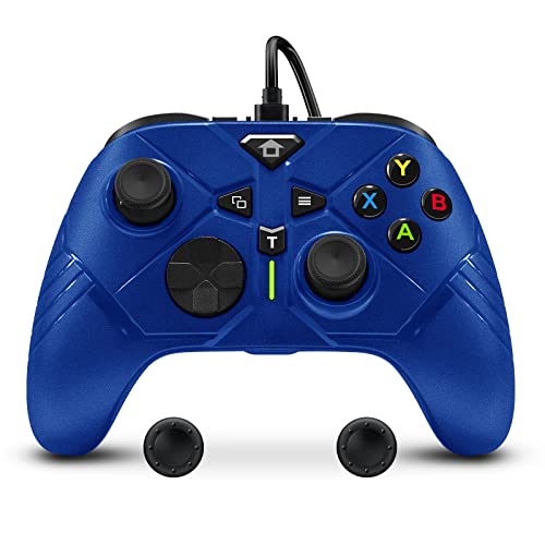 Wired Controller für Xbox One, Kabelgebundener Controller Gamepad(Blau) Cover