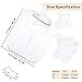 Geyoga 3 Pcs Baptism Bib for Baby Girl Baptism Candle Set Socks Pearl Headband Embroidered White Christening Outfit Bib(6-12 Months)