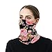 LDGSUPH Pink Rose Neck Gaiter for Adult Soft Dust-proof Windproof Face Cover Fashion Neck Cozy Gator Scarf Multipurpose Sunscreen Breathable Bandana Face Mask Scarf
