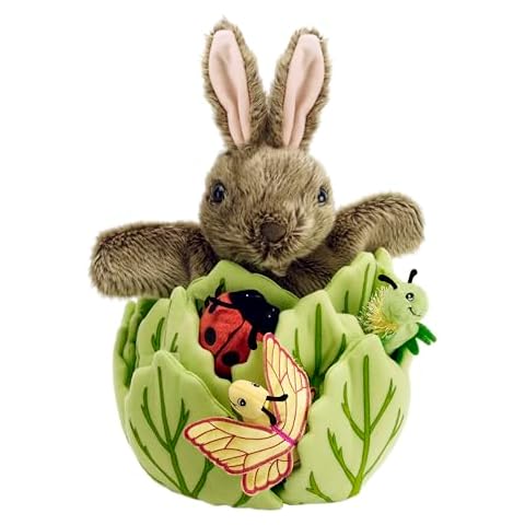 The Puppet Company Rabbit in A Lettuce Puppet Cover