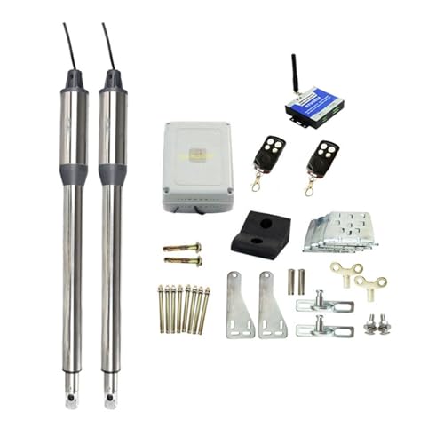 Ouvre-porte électrique à battants 300 kg Moteur de portail avec télécommande GSM Sélectionner par contenu d'image Ouvre-porte(Kit 2)