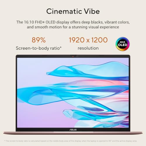 Image of ASUS Vivobook S16 (2026),Smartchoice,AMD Ryzen AI 5 330,AMD Radeon iGPU,16GB RAM (Upgradeable),512GB SSD,FHD,OLED,16 inch(40 cm),Win 11,M365 Basic(1Y),Office 24,BFF Peachy,1.7 Kg,M3607KA-SH147WS,AI Laptop