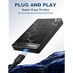 500 GB External Hard Drives,Portable Hard Drive for Windows,Ultra Slim External HDD Store Compatible with PC, MAC,Laptop,PS4, Xbox one, Xbox 360;Plug and Play Ready - Image 2