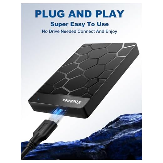 Kosbees 500GB Portable External Hard Drive