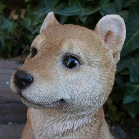 Amazon.co.jp: 犬の置物 柴犬 子犬 豆柴 いぬ イヌ 動物 N12907