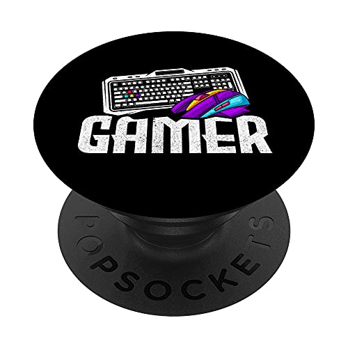 Gamer Video Game Computer PC Online Gaming Keyboard PopSockets Sw...