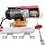 2200 lbs/1T Automatic Lift Electric Cable Hoist with Wireless Remote Control Overhead Crane Garage Ceiling Pulley Winch w Towing Strap, Electric Wire Rope Hoist, 38ft Lifting Height,110V