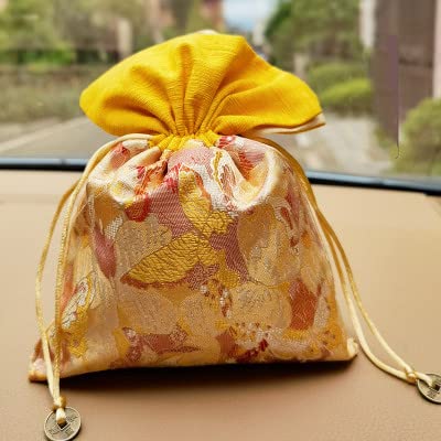 2 Bolsas de Seda Brocada China para Joyas 5.9x7.5 in miniatura 2