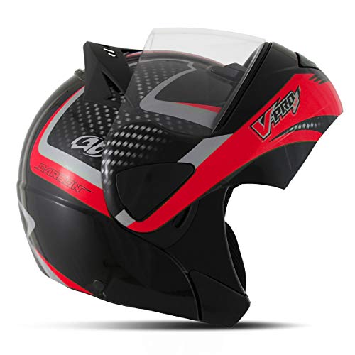 Capacete Moto Pt/vm Vpro Jet 60