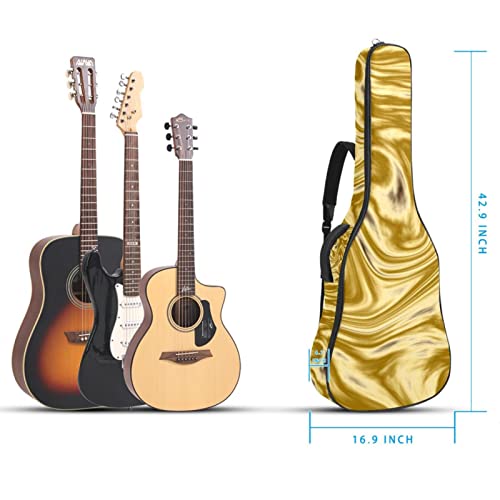 Housse pour guitare acoustique Motif ananas Épaisseur 1 cm, Multicolore 08, 42.9×16.9×4.7 in, Organiseur de sac - Les Beatles, Paul McCartney, John Lennon, RIngo Starr, George Harrison Housse pour guitare acoustique Motif ananas Épaisseur 1 cm, Multicolore 08, 42.9x16.9x4.7 in, Organiseur de sac – Image 6