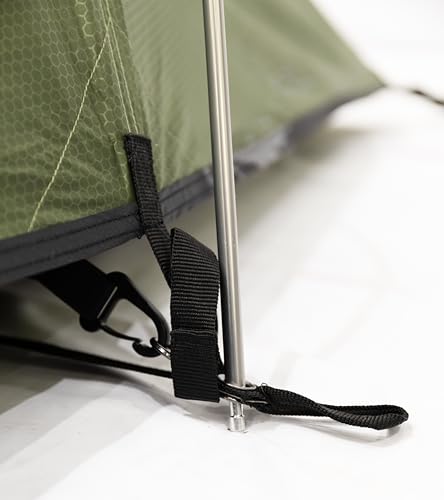 Vango Orion 200 2 Man Tunnel Tent [Amazon Exclusive], 5000Mm Hh With Alloy Poles, Lightweight, Camping, Climbing, Backpacking, Trekking, Pine - 8