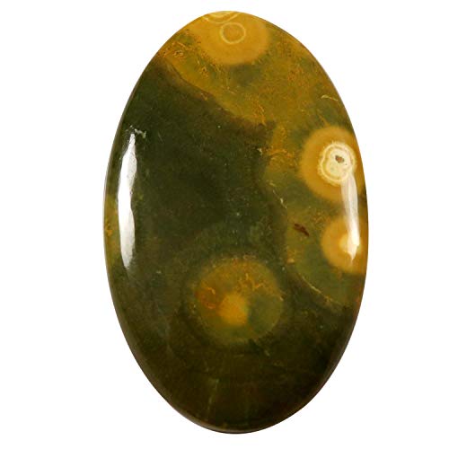インド製オーシャンジャスパー天然オーバルルースジェムストーン 55.1カラット Hk92-B07QFRF75D