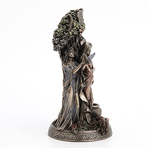 Resin Statues Danu Irish Triple Goddess Of The Tuatha De Danann Bronze Finish Statue 6 X 10.5 X 5 Inches Bronze #TOP3