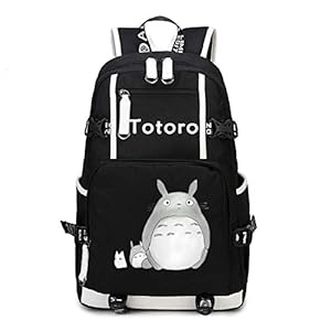 YOYOSHome Japanse Anime Cosplay Rugzak Lichtgevende Rugzak Boekentas Dagrugzak Laptop Schooltas, Mijn Buurman Totoro 6…