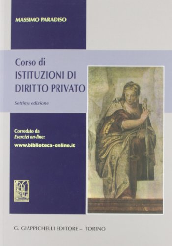 Corso di istituzioni di diritto privato Corso di istituzioni di diritto privato
