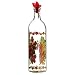 Grant Howard Country Veggies Oil & Vinegar Glass Cruet with Ergo Pourer, 16 oz, Multicolored