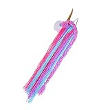 Parliky 1 Pc fieltro unicornio titular de lazo para el pelo de las niñas perchas para abrigos de bebé cintas para el cabello Pinza para el cabello pasador organizador joyas