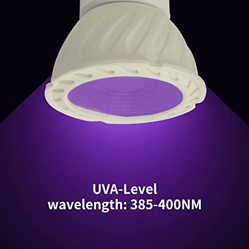 Otai Led Black Bulb 7W [60W Equivalent], Br20, E26 Medium Base, 385-400Nm Purple Bulb Glows In The Dark, Ip65 Water Resistant, For Party Decorations, Fluorescent Posters, Body Paint, 6 Pack… #TOP3