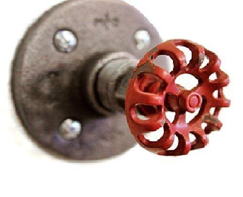 Industrial Pipe Hooks Wall Art, Steampunk black pipe coat hook, towel hook, industrial hook, rustic coat rack, hanger, entryway hat hook