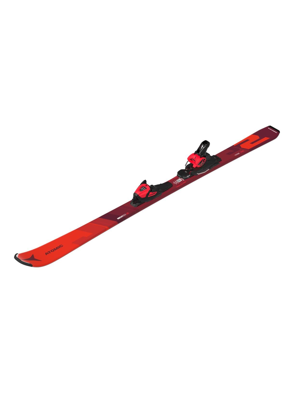 ATOMIC Redster J2 (130-150cm) + L 6 GW Skiset Gr. 130 cm für Perfektes Carving mit Atomic Race Rocker und Bend-X Technologie. Stabilität und Vielseitigkeit garantiert.