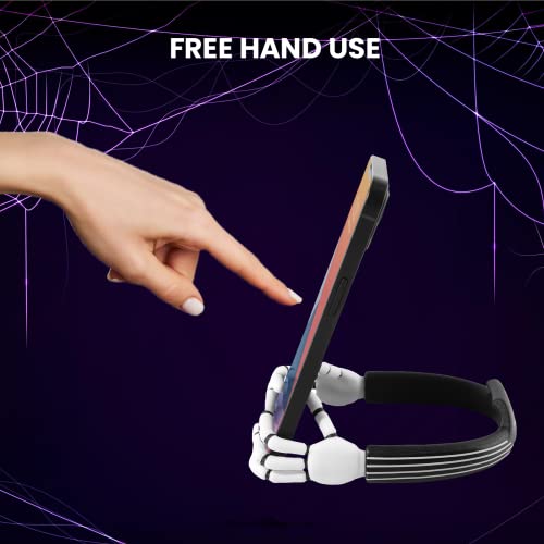 Jack Skellington Hands Phone Stand For Desk- Tim Burton’s The Nightmare Before Christmas Jack And Sally Phone Holder Stand For Office – Disney Gifts And Stocking Stuffer For Disney Adults And Kids #TOP5