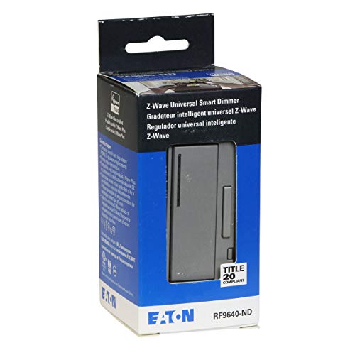 Eaton Rf9640-Ndsg Z-Wave Plus Universal Dimmer, Silver Granite #TOP4
