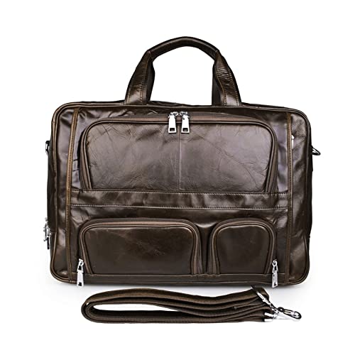 Laptop Messenger Satchel Bag Briefcase Handbag, Laptop Bag, Multifunctional 17inch Business Computer Notebook Briefcase, Unisex Spacious Shoulder Messenger Bag for Women Men PC Netbook Classic Stylish