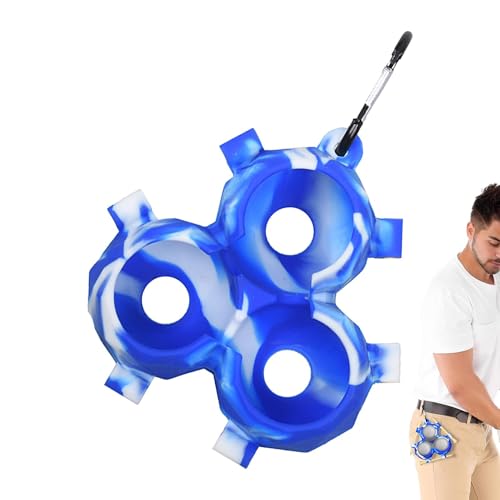 Silicone Golf Ball Sleeve | Soft Silicone Hold 3 Balls Protective Case,Portable Golf Accessories, Golf Ball Protection Carrier For Golfers And Golf Enthusiasts