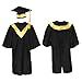 Unisex Kids Graduation Cap Gown and Tassel Sets Preschool Graduation Outfit for Boys Girls School Grad Party Clothes 3-12Y