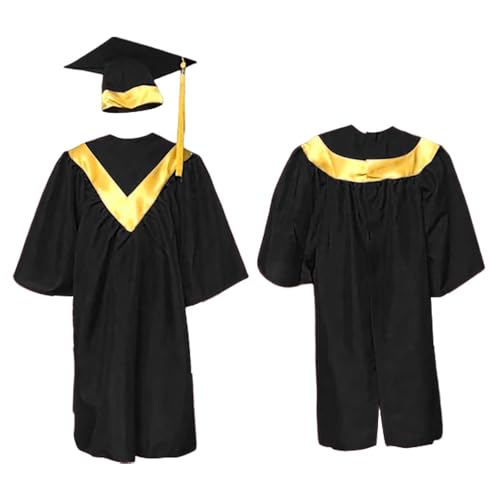 Image of Kindergarten 2025 Graduation Cap and Gown Tassel Sets with Charm 2PCS Graduations Stoles for Kids Grad Party Clothes